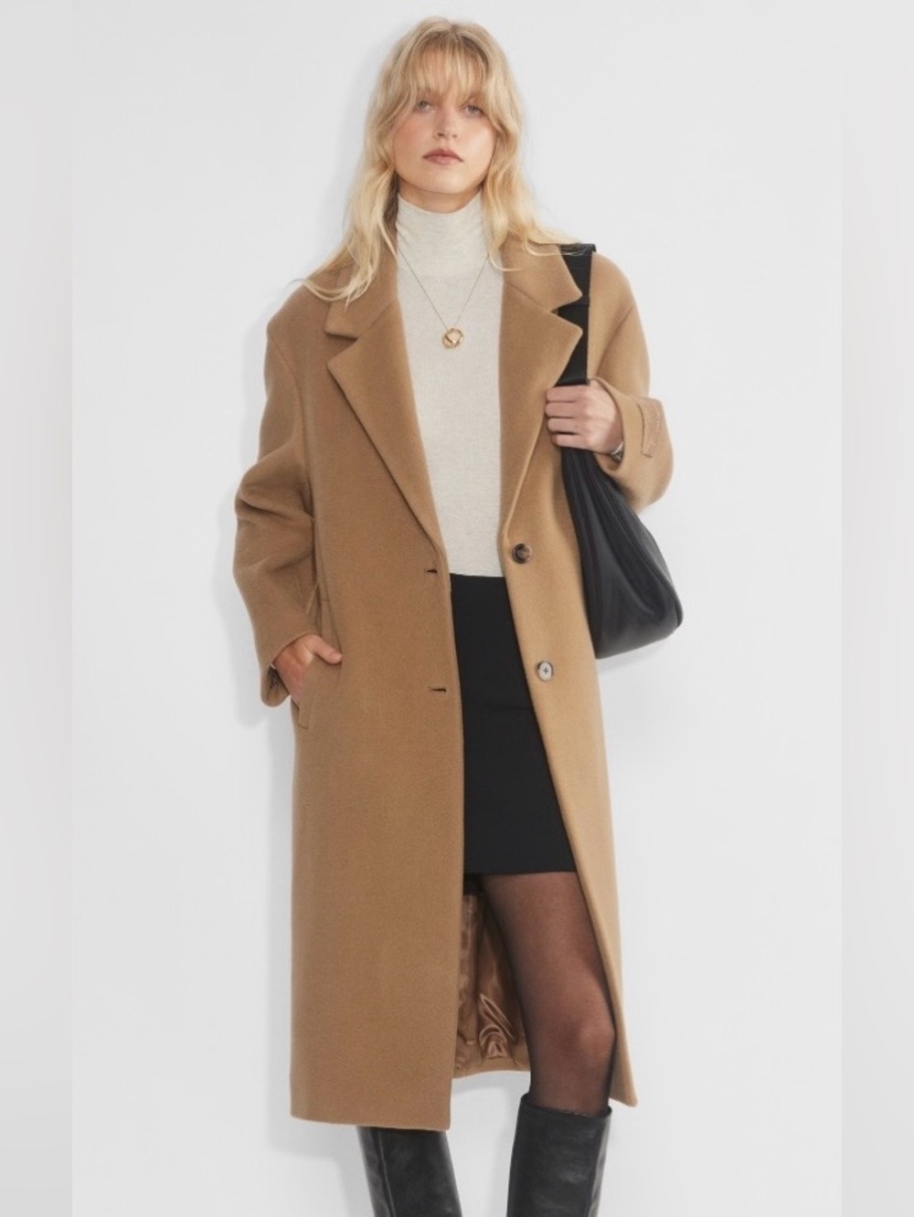 Aritizia The Only Coat - Size XS   Colour Classic Camel